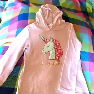 Kids hooded long-sleeved shirt